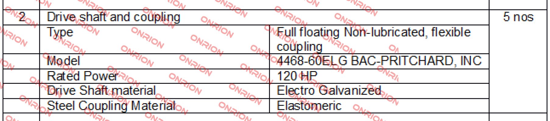 4468-60ELG BAC-PRITCHARD, INC Amarillo Gear