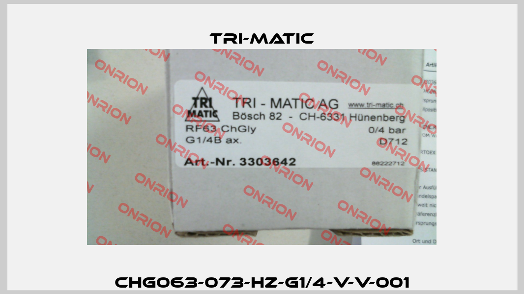 CHG063-073-HZ-G1/4-V-V-001 Tri-Matic