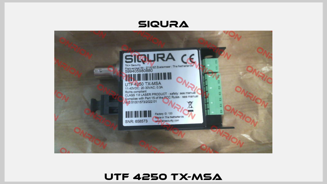 UTF 4250 TX-MSA Siqura