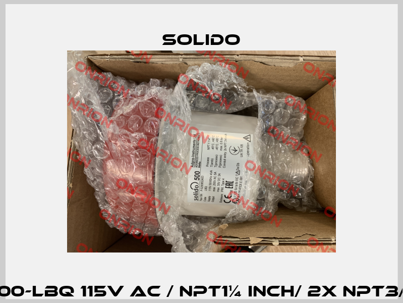 500-LBQ 115V AC / NPT1¼ inch/ 2x NPT3/4 Solido