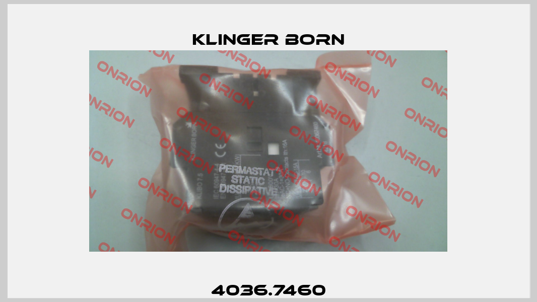 4036.7460 Klinger Born