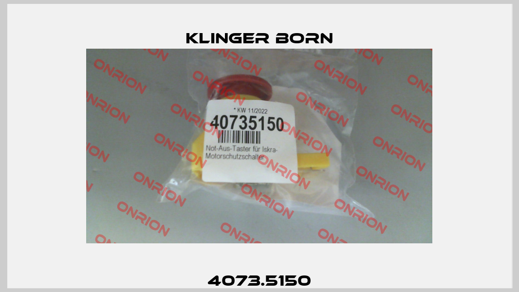 4073.5150 Klinger Born