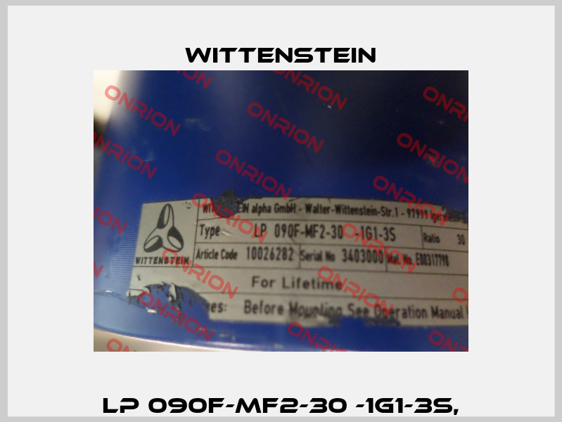  LP 090F-MF2-30 -1G1-3S,  Wittenstein