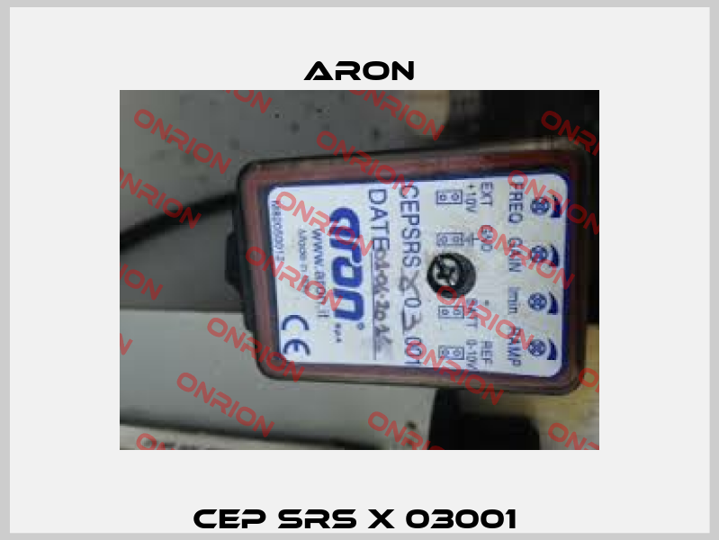 CEP SRS X 03001  Aron