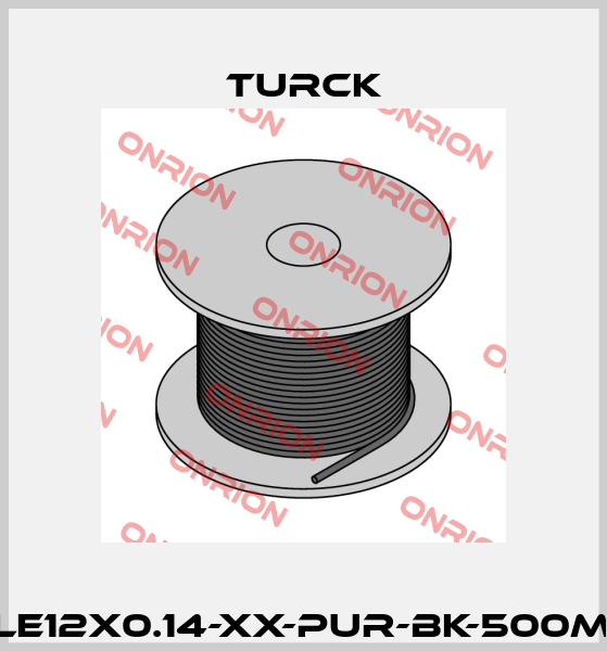 CABLE12X0.14-XX-PUR-BK-500M/TXL Turck