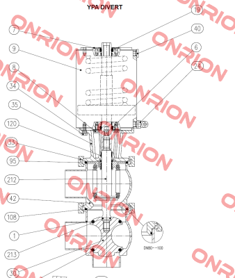 Pos. No. 213 For YPA 50 Divert  Bardiani Valvole