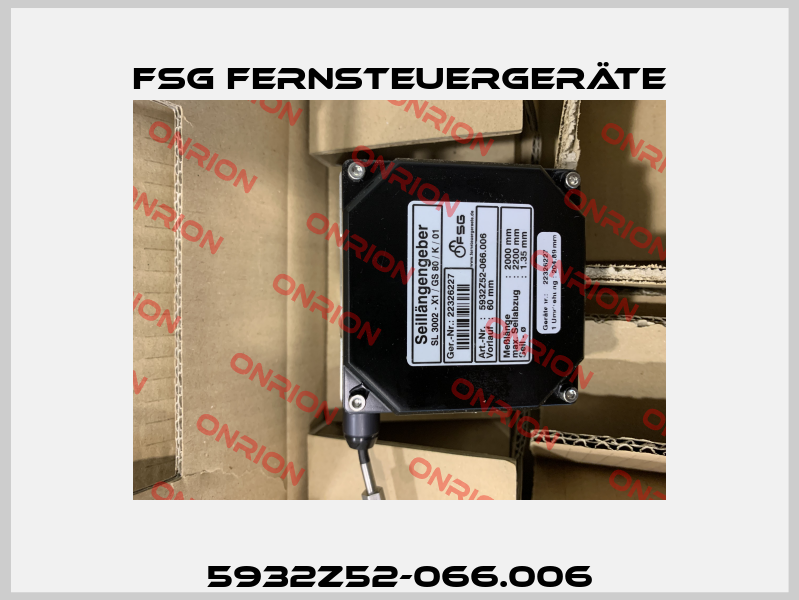 5932Z52-066.006 FSG Fernsteuergeräte