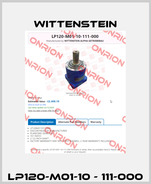 LP120-M01-10 - 111-000 Wittenstein