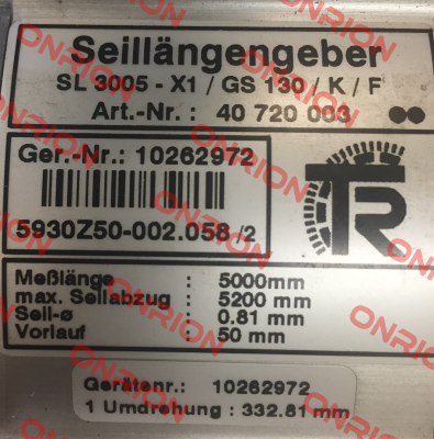 SL3005/GS130  FSG Fernsteuergeräte