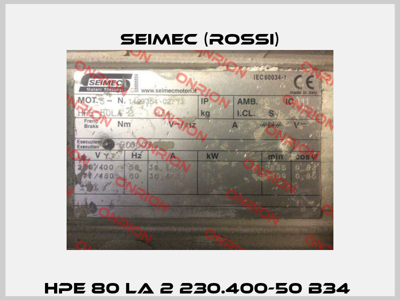 HPE 80 LA 2 230.400-50 B34  Seimec (Rossi)