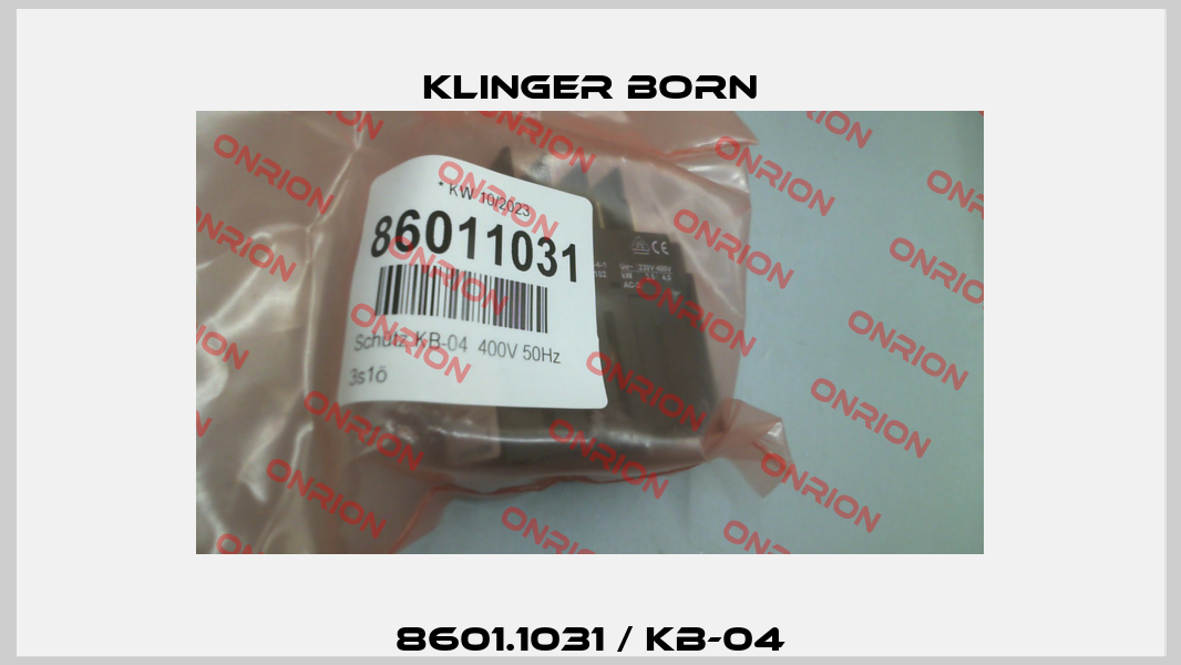 8601.1031 / KB-04 Klinger Born