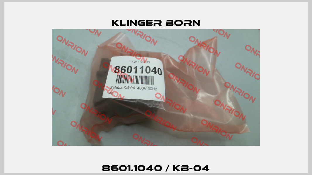 8601.1040 / KB-04 Klinger Born