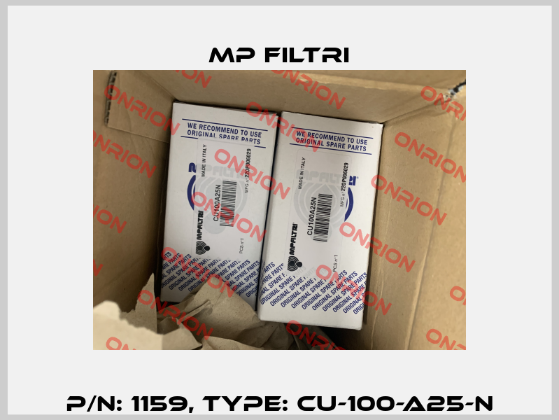 P/N: 1159, Type: CU-100-A25-N MP Filtri