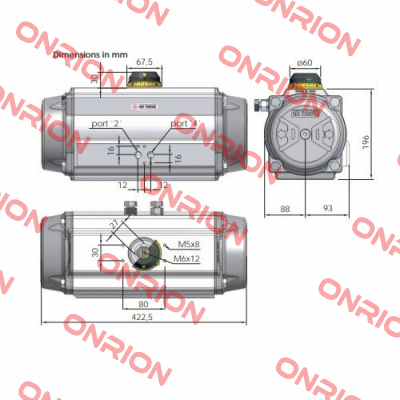 DR00600UF10F1227AZ Air Torque