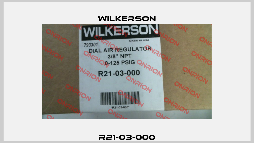 R21-03-000 Wilkerson