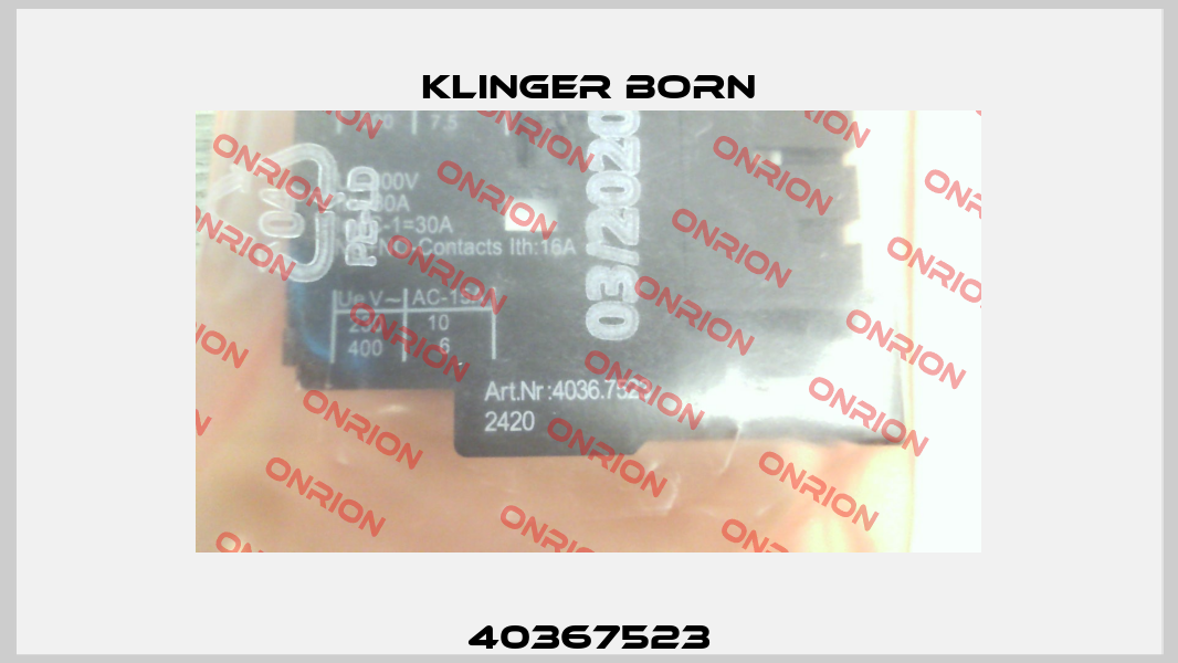 40367523 Klinger Born