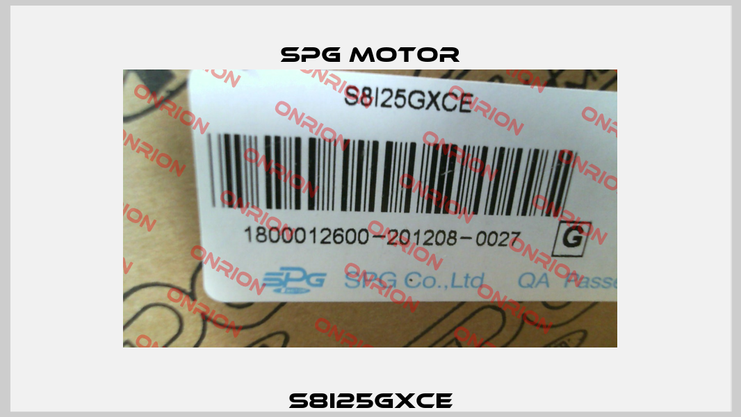 S8I25GXCE Spg Motor