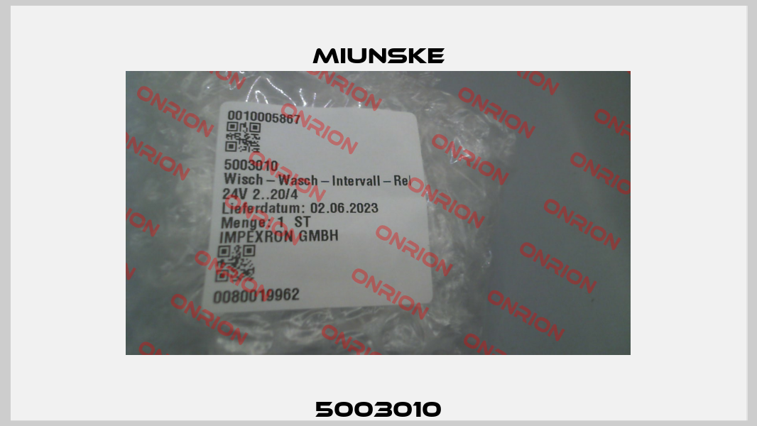 5003010 Miunske