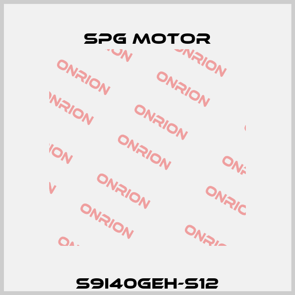 S9I40GEH-S12 Spg Motor