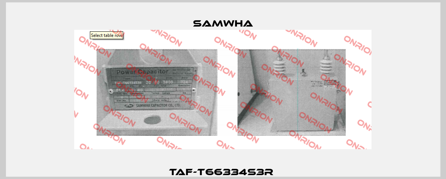 TAF-T66334S3R  Samwha