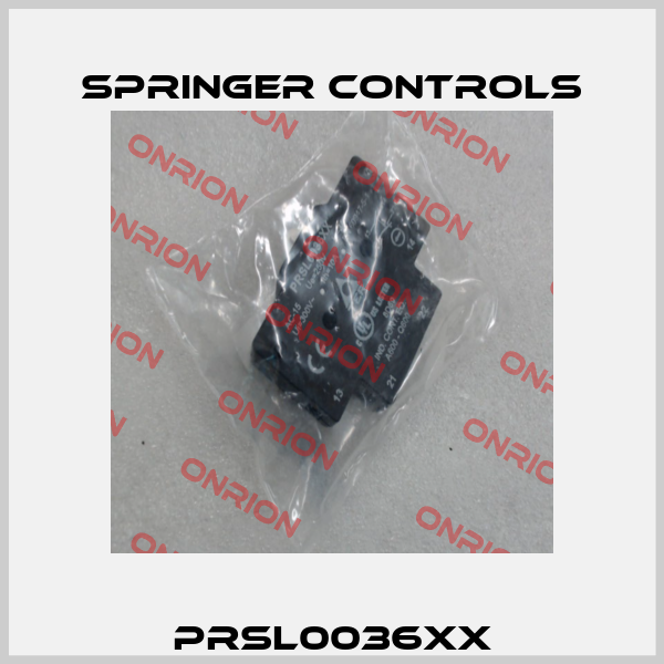 PRSL0036XX Springer Controls